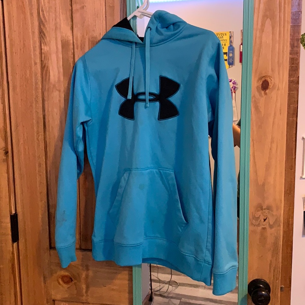 blue under armour hoodie